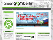 Tablet Screenshot of greengymberlin.de